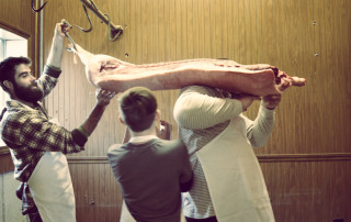 Carrying Side of Pork
